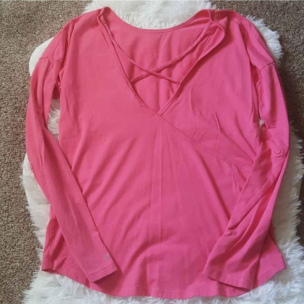 Victoria's‎ Secret VSX long sleeve top Pink Activewear Women’s Size XS